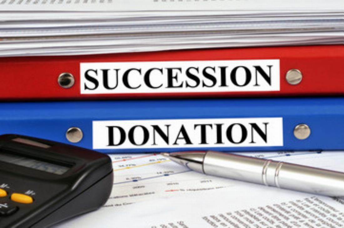 classeur succession donation